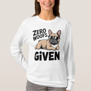 Camiseta Presente engraçado do Bulldog Francês Antisocial F