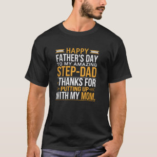 Camiseta Presente engraçado do Dia dos Pais do Padrasto da