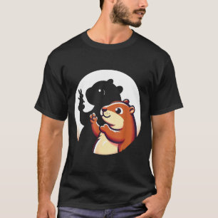 Camiseta Presente engraçado do fantoche da sombra do Dia da