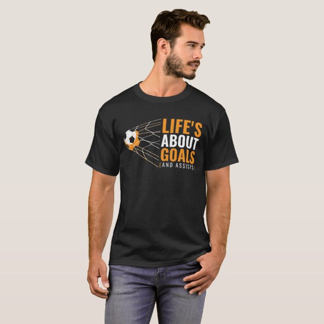 Camiseta Presente engraçado do futebol para jogadores de (Frente Completa)
