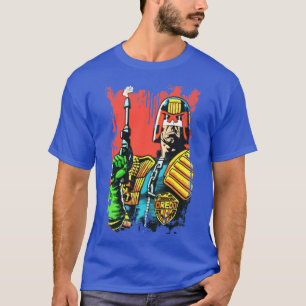 Camiseta Presente engraçado do gibi do Judge Dredd amigo re