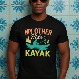 Camiseta presente engraçado do Kayak, amante da mãe pai
