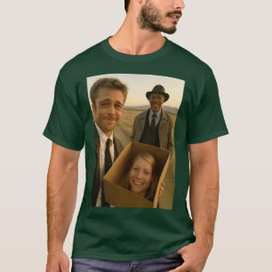 Camiseta Presente engraçado do meme de filmes Se7en 1995
