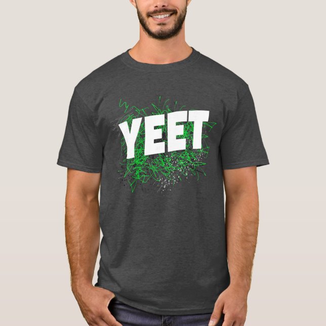 Camiseta Presente engraçado do meme Yeet para meninos prese (Frente)
