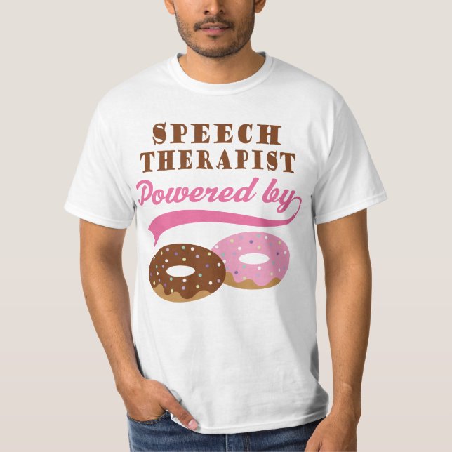 Camiseta Presente engraçado do terapeuta de discurso (Frente)