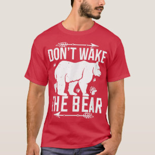 Camiseta Presente Engraçado do Urso - Não Acordar o Urso