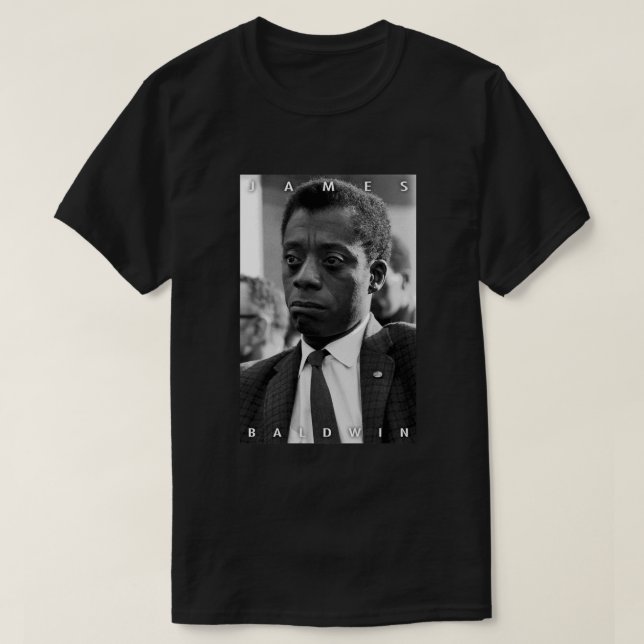 Camiseta Presente Engraçado James Baldwin Bonitos Presentes (Frente do Design)