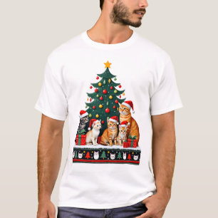 Camiseta Presente Engraçado Natal Gato Feio Mulheres Homens