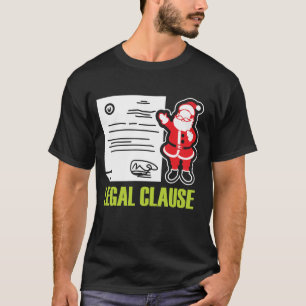Camiseta Presente engraçado Papai Noel legal do advogado