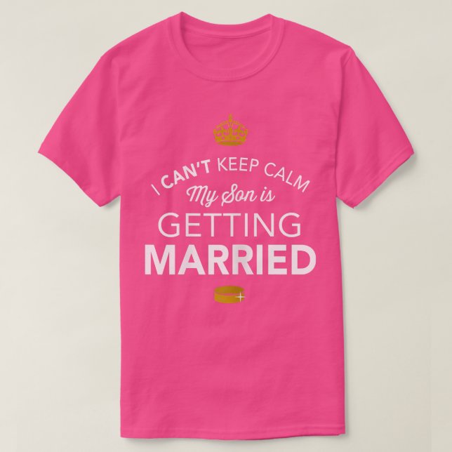 Camiseta Presente engraçado para a mãe da noiva no dia do c (Frente do Design)