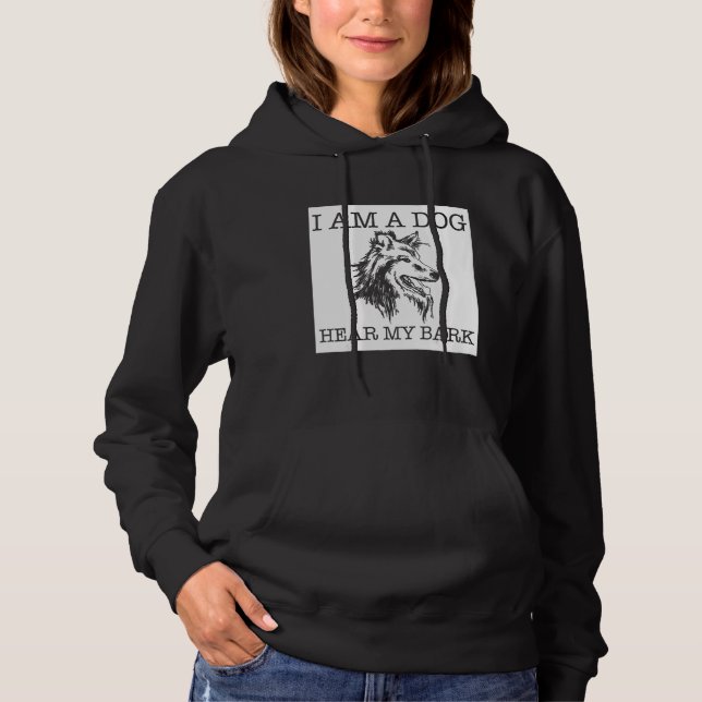 Camiseta Presente engraçado para amante de cães Rough Colli (Frente)