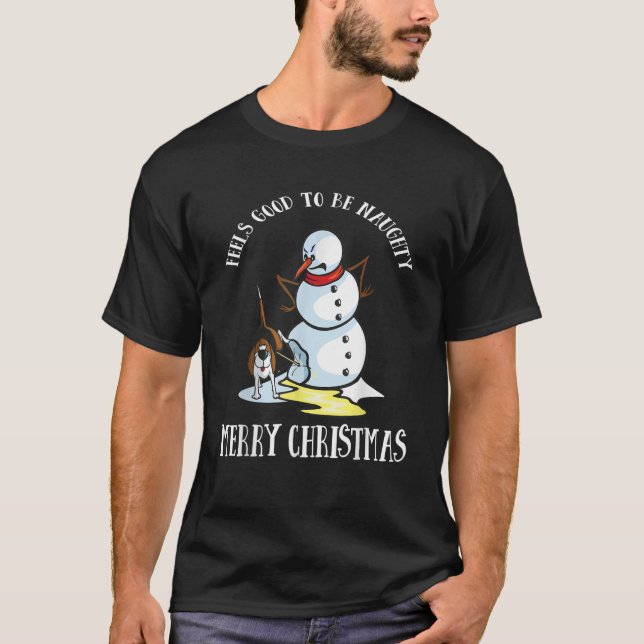 Camiseta Presente engraçado para amantes de cães Sente-se b (Frente)