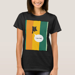 Camiseta Presente Engraçado para Amantes de Gatos - Gato Fo