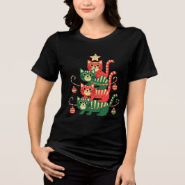 Camiseta Presente engraçado para amantes de gatos nas féria