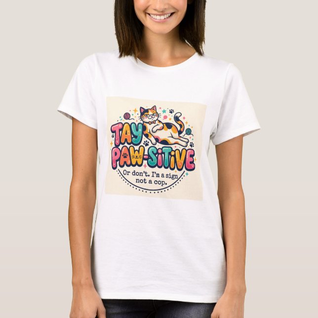 Camiseta Presente engraçado para amantes de gatos que quer  (Frente)