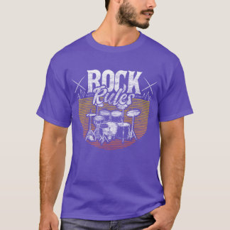 Camiseta Presente engraçado para banda de bateria