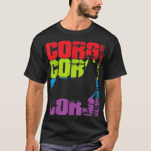 Camiseta Presente engraçado para cães do retro corgês