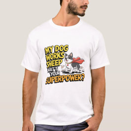 Camiseta Presente engraçado para cão pastor Border Collie q
