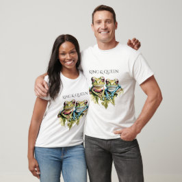 Camiseta Presente Engraçado para Casal com Sapos Bonitos