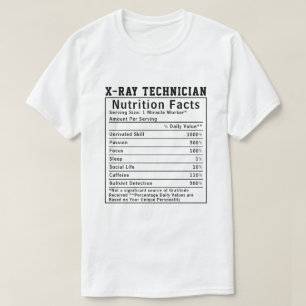 Camiseta Presente engraçado para chefe de fatos de nutrição