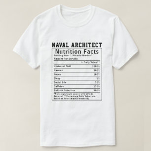 Camiseta Presente engraçado para chefe de fatos de nutrição