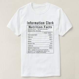 Camiseta Presente engraçado para funcionário de informação