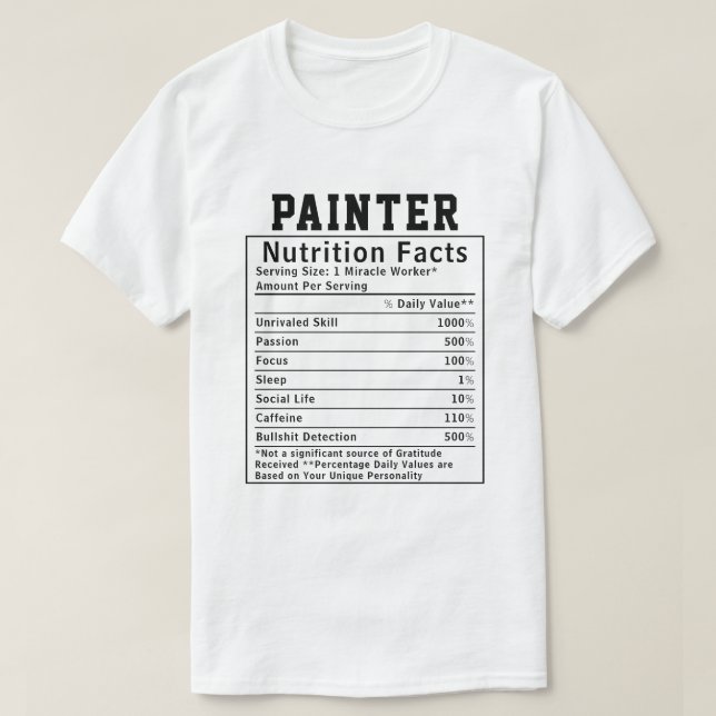 Camiseta Presente engraçado para funcionários da nutrição d (Frente do Design)