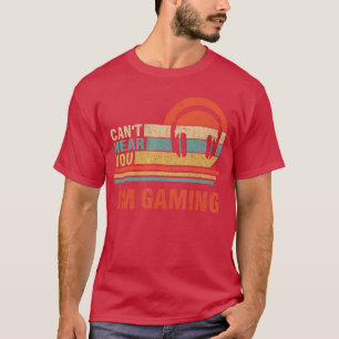Camiseta Presente engraçado para jogador Fones de ouvido Nã