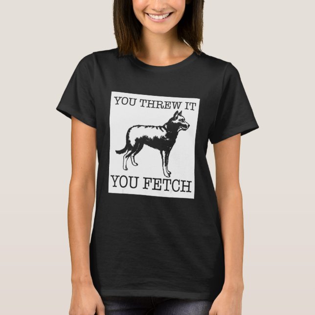 Camiseta presente engraçado para o amante de um cachorro (Frente)