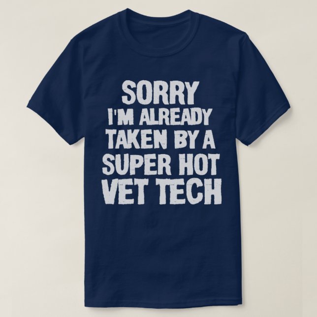 Camiseta Presente Engraçado Para O Veterinário Vet Tech Gif (Frente do Design)