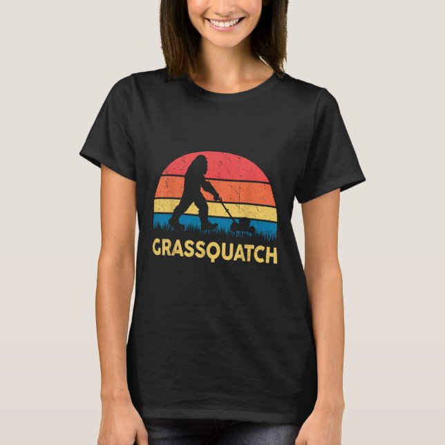 Camiseta Presente engraçado para pai cortando grama Grquatc (Frente)