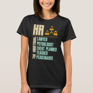 Camiseta Presente Engraçado Para Pessoa HR   Gestor de RH I