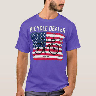 Camiseta Presente engraçado técnico de Bicicleta de Vendedo