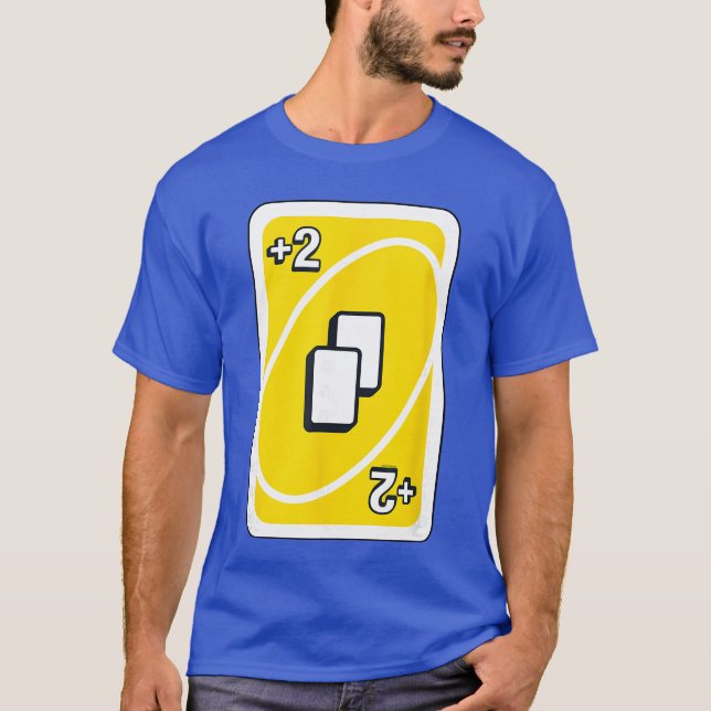 Camiseta Presente engraçado UNO Yellow Drawwo (Frente)
