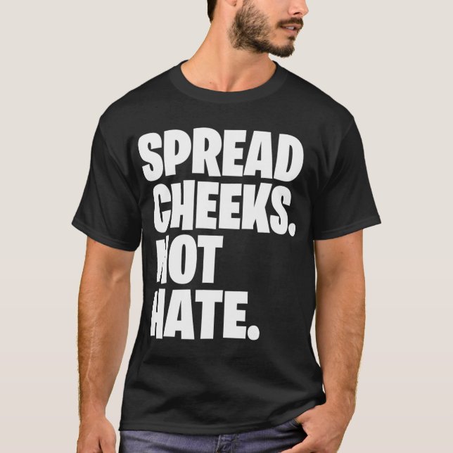 Camiseta Presente Espalhe Bochechas Não Ódio (Frente)