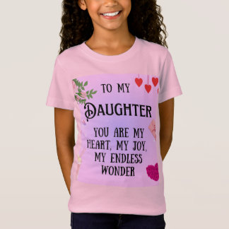 Camiseta Presente especial para filhas
