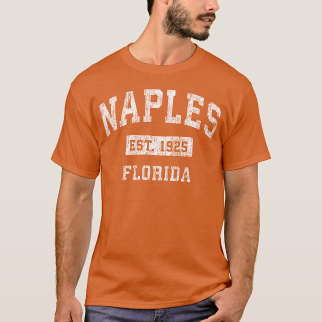 Camiseta Presente Esportes Estabelecidos Naples Florida Fl (Frente)