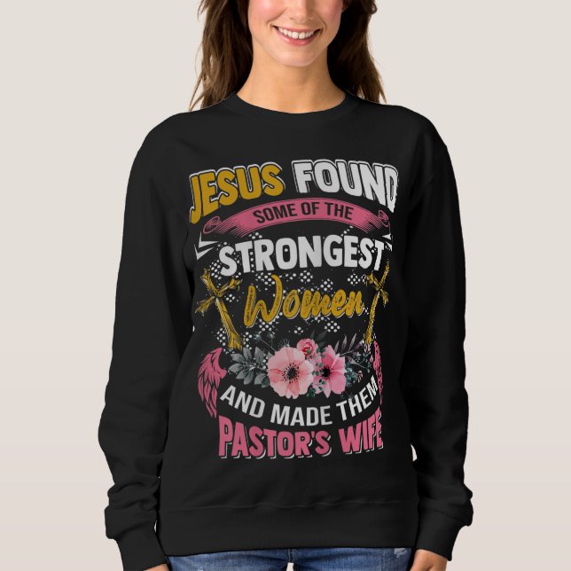 Camiseta Presente Esposa do Pastor de Apreciação Cristã Eng (Frente)