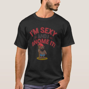Camiseta Presente Estátua de Jardim Divertida Gnome Gnome I