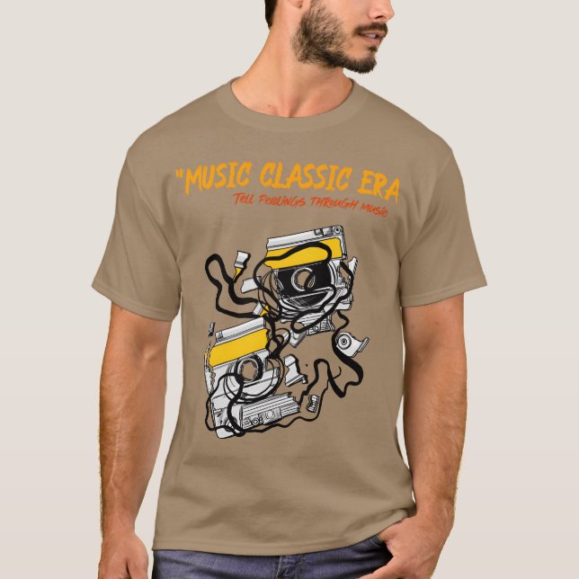 Camiseta Presente estilo mestres da música (Frente)