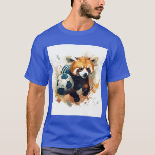 Camiseta Presente estilo Van Gogh de futebol de Panda Verme