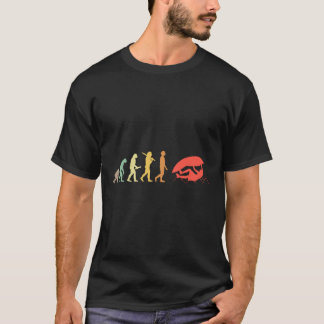 Camiseta Presente Evolução de Escalada Retro para Escalador