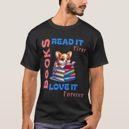 Camiseta Presente fabuloso para aqueles que amam livros e l
