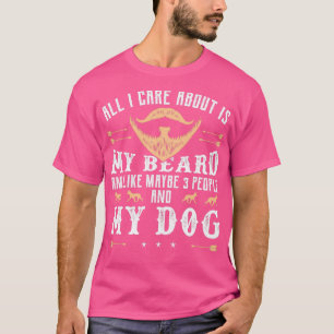 Camiseta Presente facial de Caça-Melo Collie com barba de b