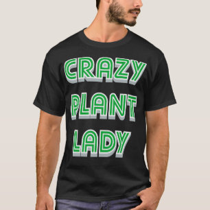 Camiseta Presente Família Louca Senhora Planta