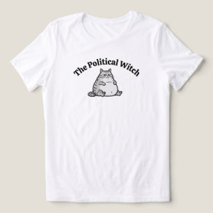 Camiseta Presente Feminista Superior Amante de Gato Engraça