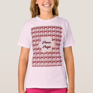 Camiseta Presente floral personalizado e feito sob medida p