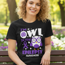 Camiseta Presente Fofo de Coruja para Conscientização sobre