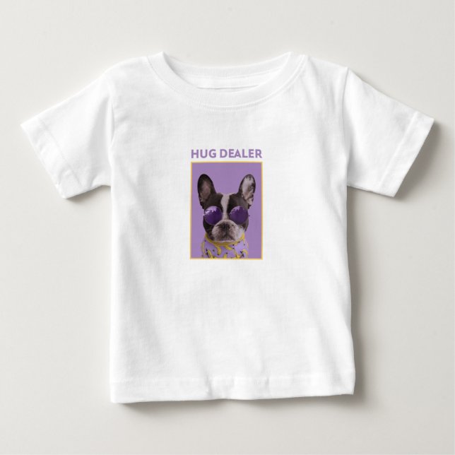 Camiseta presente fofo para amantes de bulldog francês, pre (Frente)