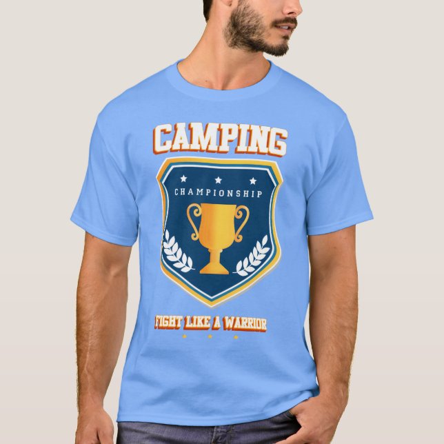 Camiseta Presente fofo para menina que acampa (Frente)